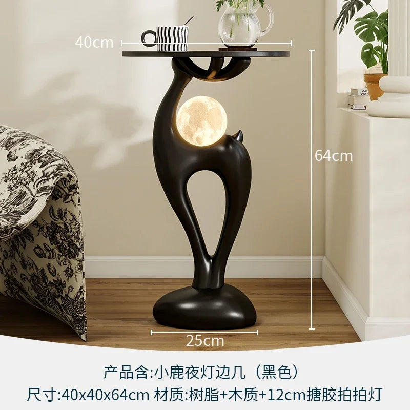 Elk Side Table with Ambient Lighting – view 7, modern home furniture